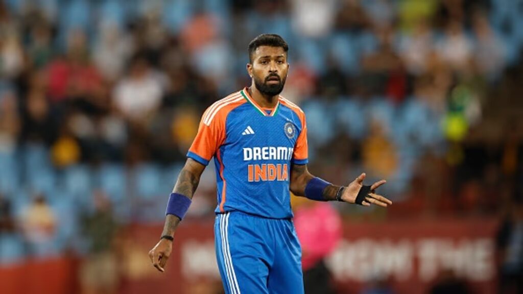 Hardik Pandya at cricket