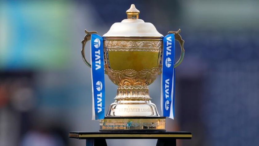 IPL trophy close-up