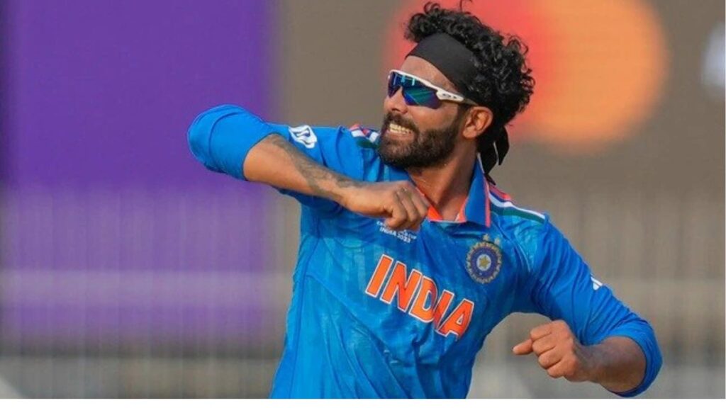 Ravindra Jadeja on cricket match