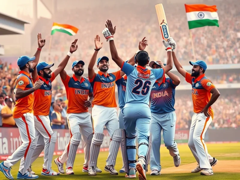 India’s Cricket Blitz: Smashing Records with Swagger