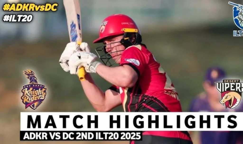 a cricket player takes a shot